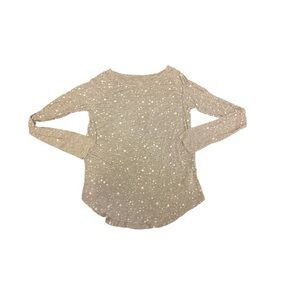 GAP Gray Long Sleeve Pajama Top